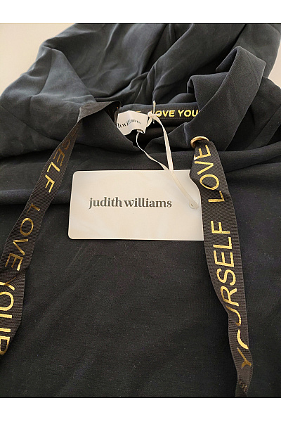 Judith Williams Dámská černá oversized mikina s kapucí a potiskem Velikost DE 48 | Judith Williams | obrázek 7