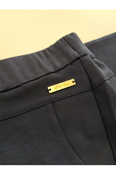 Alfredo Pauly Černé elegantní kalhoty s krajkou a kapsami Velikost DE 38 | Alfredo Pauly | obrázek 4