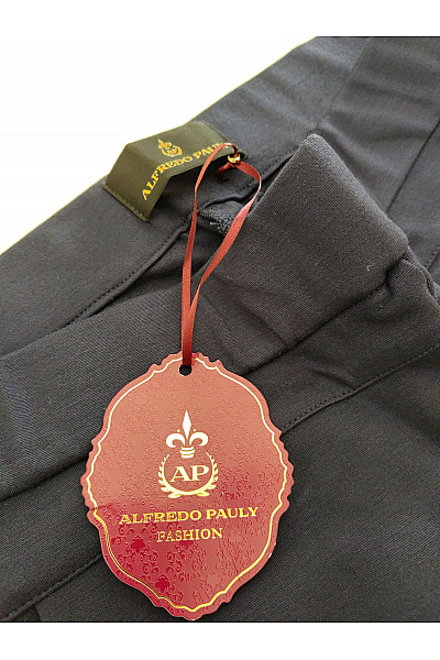 Alfredo Pauly Černé elegantní kalhoty s krajkou a kapsami Velikost DE 38 | Alfredo Pauly | obrázek 7
