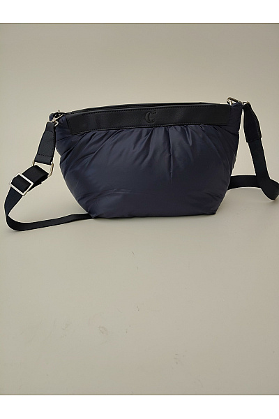 C'est tout Modrá prošívaná crossbody kabelka měkká | C'est tout | obrázek 2