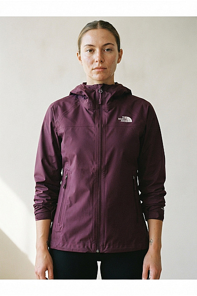 THE NORTH FACE Fialová Sportovní Větrová Bunda S Kapucí Velikost US S