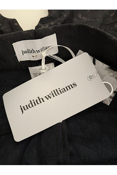 Judith Williams Černé vzorované společenské kalhoty s vysokým pasem Velikost DE 18 | Judith Williams | obrázek 7