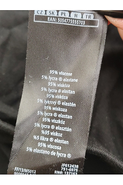 F&F Černé legíny s pružným pasem Vel. 36 | F&F | obrázek 7