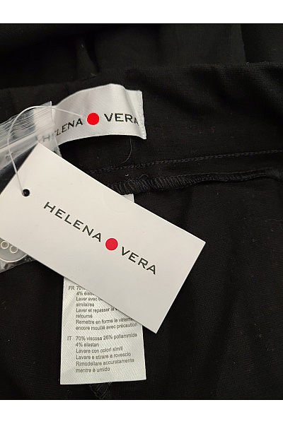 HELENA VERA Černé elegantní společenské kalhoty s puky Velikost DE 26 | HELENA VERA | obrázek 7