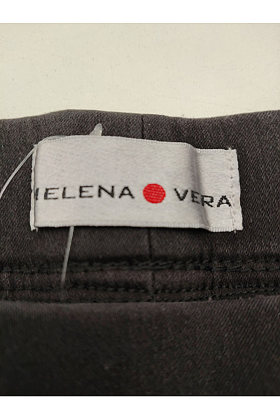 HELENA VERA Dámské bavlněné černé kalhoty s pružným pasem Vel. DE 23 | HELENA VERA | obrázek 9