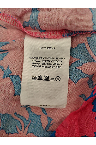 Dámské květované maxi šaty na ramínka letní Vel. S | Unimoda | obrázek 5