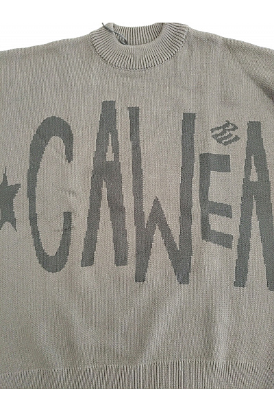 ROCAWEAR Pánský hnědý pletený oversized pulovr přes hlavu Vel. EU M | ROCAWEAR | obrázek 3