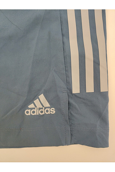 ADIDAS Modré sportovní běžecké kraťasy s kapsami Vel. US S | ADIDAS | obrázek 2