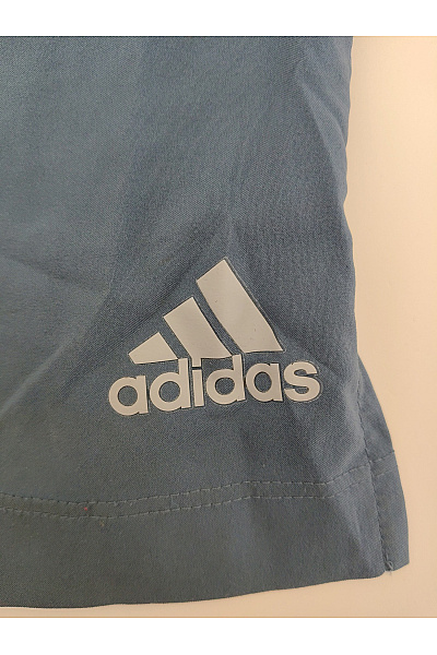 ADIDAS Modré sportovní běžecké kraťasy s kapsami Vel. US S | ADIDAS | obrázek 7