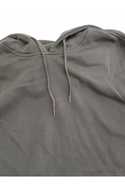 Pánská bavlněná mikina s kapucí a klokaní kapsou černá | Unimoda | obrázek 3