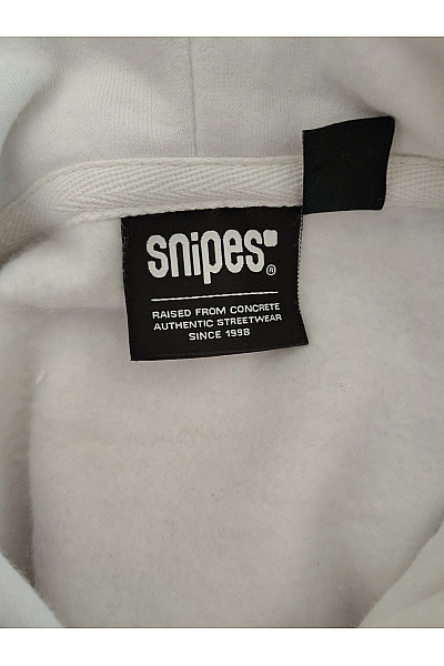 snipes Bílá chlapecká bavlněná mikina s kapucí Velikost M | snipes | obrázek 7