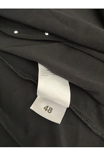 COUTURE LINE Černé elegantní dámské bolerko s kamínky pro plnoštíhlé Vel. DE 48 | COUTURE LINE | obrázek 9