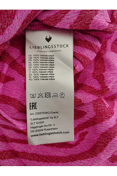 LIEBLINGSSTÜCK Růžové midi šaty se zvířecím vzorem Velikost EU 36 | LIEBLINGSSTÜCK | obrázek 7