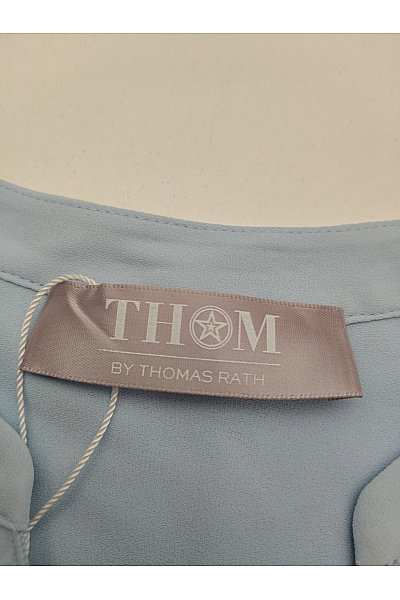 THOM By Thomas Rath Modrá elegantní košilová halenka s dlouhým rukávem Velikost DE 40 | THOM By Thomas Rath | obrázek 7