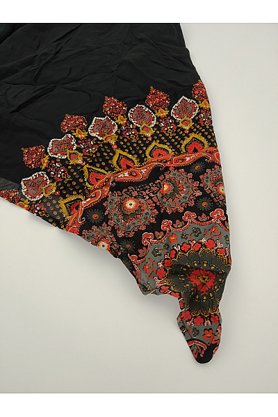 DESIGUAL Černé boho šaty s dlouhým rukávem a výšivkou Vel. S | DESIGUAL | obrázek 2