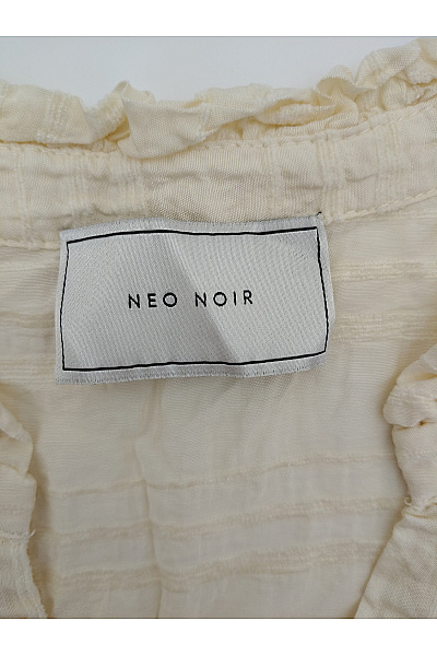neo noir Béžová dámská halenka s dlouhým rukávem boho košilová Vel. M | neo noir | obrázek 5