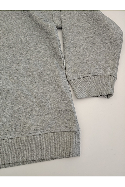 Šedá pánská oversized mikina s kapucí přes hlavu Velikost XXL | Unimoda | obrázek 2