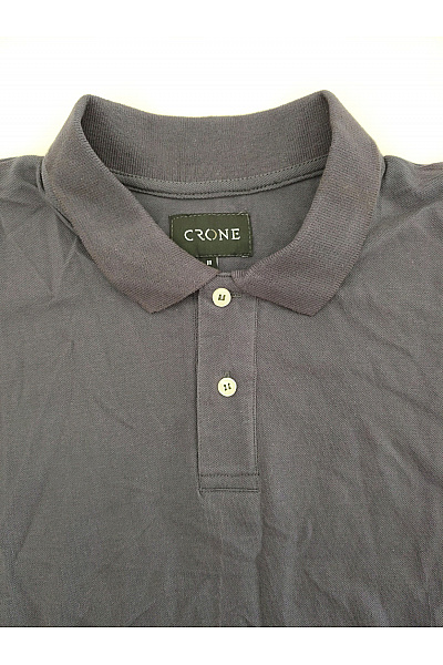 crone Pánské černé polo tričko s krátkým rukávem basic Vel. M | crone | obrázek 4