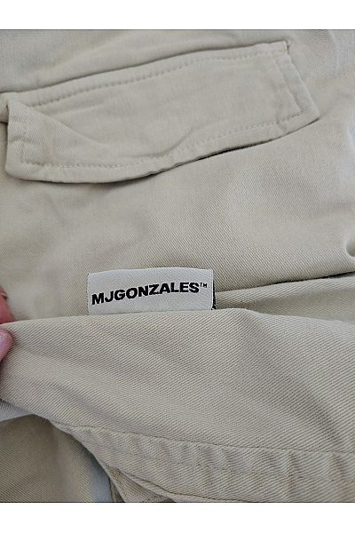 MJGONZALES Bavlněné khaki cargo kalhoty s kapsami Vel. L | MJGONZALES | obrázek 7