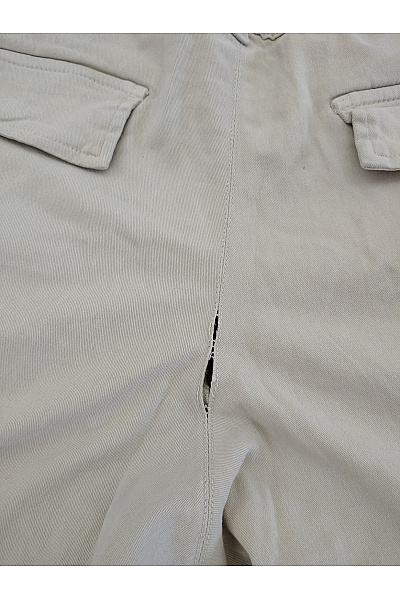 MJGONZALES Bavlněné khaki cargo kalhoty s kapsami Vel. L | MJGONZALES | obrázek 9