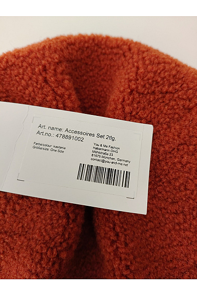 HELENA VERA Červený plyšový klobouk Vel. One Size | HELENA VERA | obrázek 8