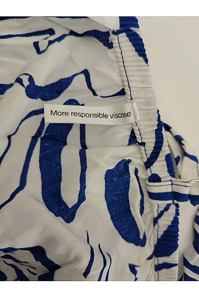 s.OLIVER Dámský letní overal palazzo s modrobílým vzorem Vel. EU 36 | s.OLIVER | obrázek 8