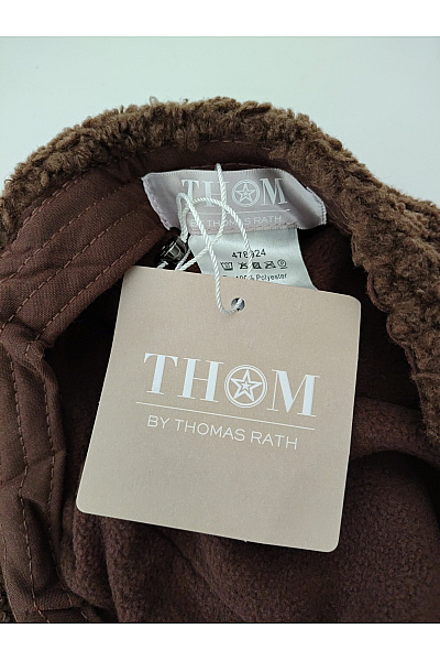 THOM By Thomas Rath Hnědá měkká čepice s kšiltem Velikost One Size | THOM By Thomas Rath | obrázek 6