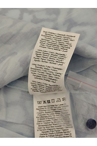 Mexx Bavlněné modré košilové šaty s páskem Velikost EU 42 | Mexx | obrázek 7