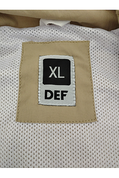 def Pánská béžová větrová bunda se zipem Velikost XL | def | obrázek 5