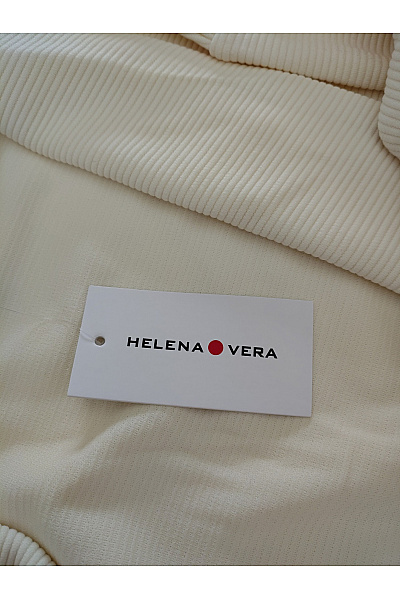 HELENA VERA Béžové dámské sako s 3/4 rukávem ležérní Velikost EU 52 | HELENA VERA | obrázek 7