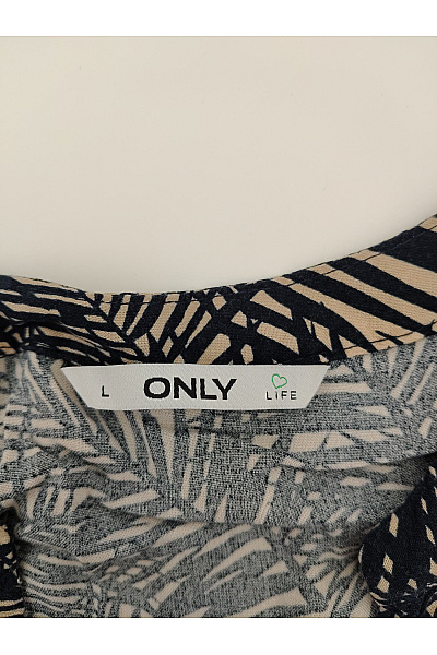 ONLY Dámské letní košilové šaty bez rukávů s listovým vzorem Vel. L | ONLY | obrázek 3
