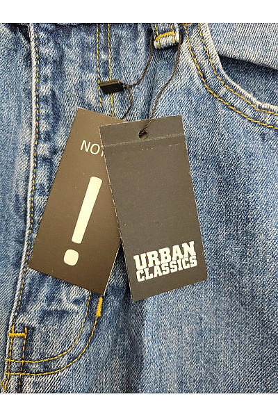 URBAN CLASSICS Dámské modré bavlněné džíny wide leg s vysokým pasem Velikost 30 | URBAN CLASSICS | obrázek 2