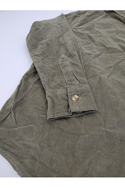 URBAN CLASSICS Dámská khaki manšestrová košile s dlouhým rukávem bavlněná Vel. S | URBAN CLASSICS | obrázek 6