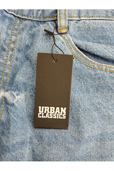 URBAN CLASSICS Dámské modré široké džíny s vysokým pasem Vel. 33 | URBAN CLASSICS | obrázek 3