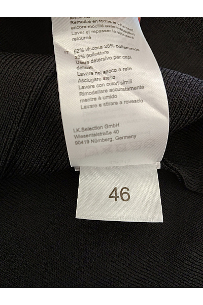 Judith Williams Černý pletený kardigan s límečkem a páskem Vel. IT 46 | Judith Williams | obrázek 8