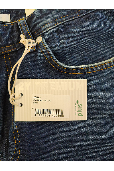 2Y PREMIUM Dámské modré mom fit džíny s dírami Velikost 32 | 2Y PREMIUM | obrázek 7