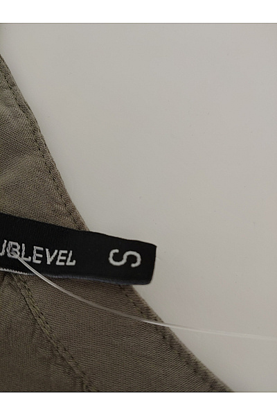 Sublevel Khaki volné vrstvené letní šaty Vel. S | Sublevel | obrázek 5