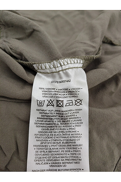 Sublevel Khaki volné vrstvené letní šaty Vel. S | Sublevel | obrázek 6