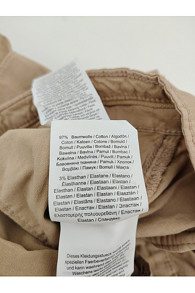 s.OLIVER Béžové bavlněné cargo kraťasy s kapsami Vel. 36 | s.OLIVER | obrázek 6