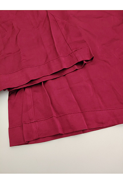Červené široké kalhoty s vysokým pasem Vel. 40 | Unimoda | obrázek 3