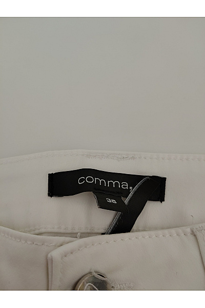 COMMA Bílé bavlněné džíny se zipy Vel. EU 38 | COMMA | obrázek 5