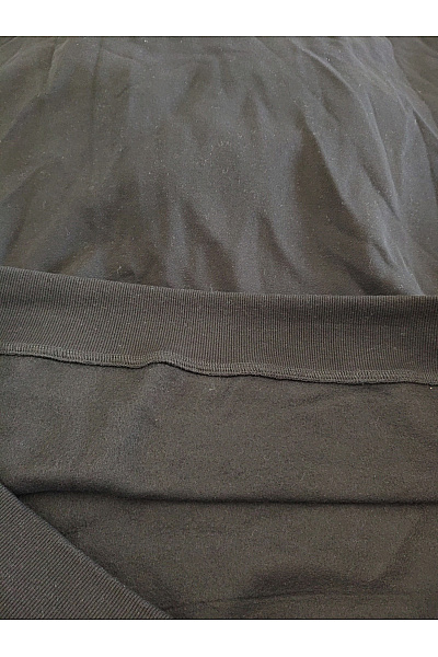 Pánská černá bavlněná oversized mikina s kapucí přes hlavu Vel. 3XL | Unimoda | obrázek 4