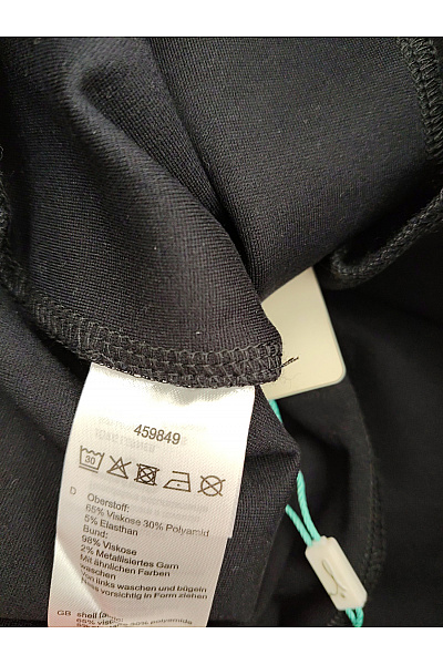 PFEFFINGER Černé elegantní kalhoty s vysokým pasem a zdobením Velikost DE 36 | PFEFFINGER | obrázek 7