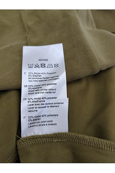 PFEFFINGER Dámské khaki úpletové kalhoty s puky Velikost DE 19 | PFEFFINGER | obrázek 6