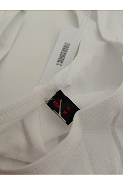 Dámské bílé tílko basic bez rukávů Velikost EU M | Unimoda | obrázek 2
