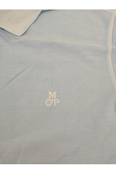 Marc O´Polo Pánské bavlněné polo tričko s krátkým rukávem modré Velikost M | Marc O´Polo | obrázek 4
