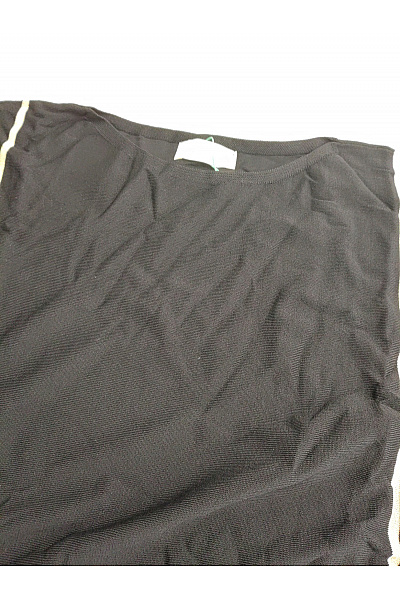PFEFFINGER Černá dámská halenka s dlouhým netopýřím rukávem a gumou v pase Velikost DE 48 | PFEFFINGER | obrázek 5