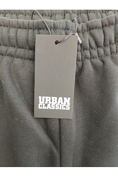 URBAN CLASSICS Černé bavlněné tepláky s vysokým pasem Vel. S | URBAN CLASSICS | obrázek 3