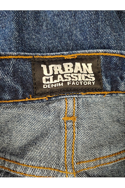 URBAN CLASSICS Pánské modré bavlněné džíny volné baggy Vel. US 34 | URBAN CLASSICS | obrázek 6