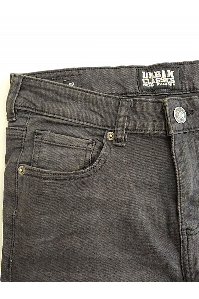 URBAN CLASSICS Černé dámské skinny džíny s vysokým pasem Velikost 29 | URBAN CLASSICS | obrázek 3